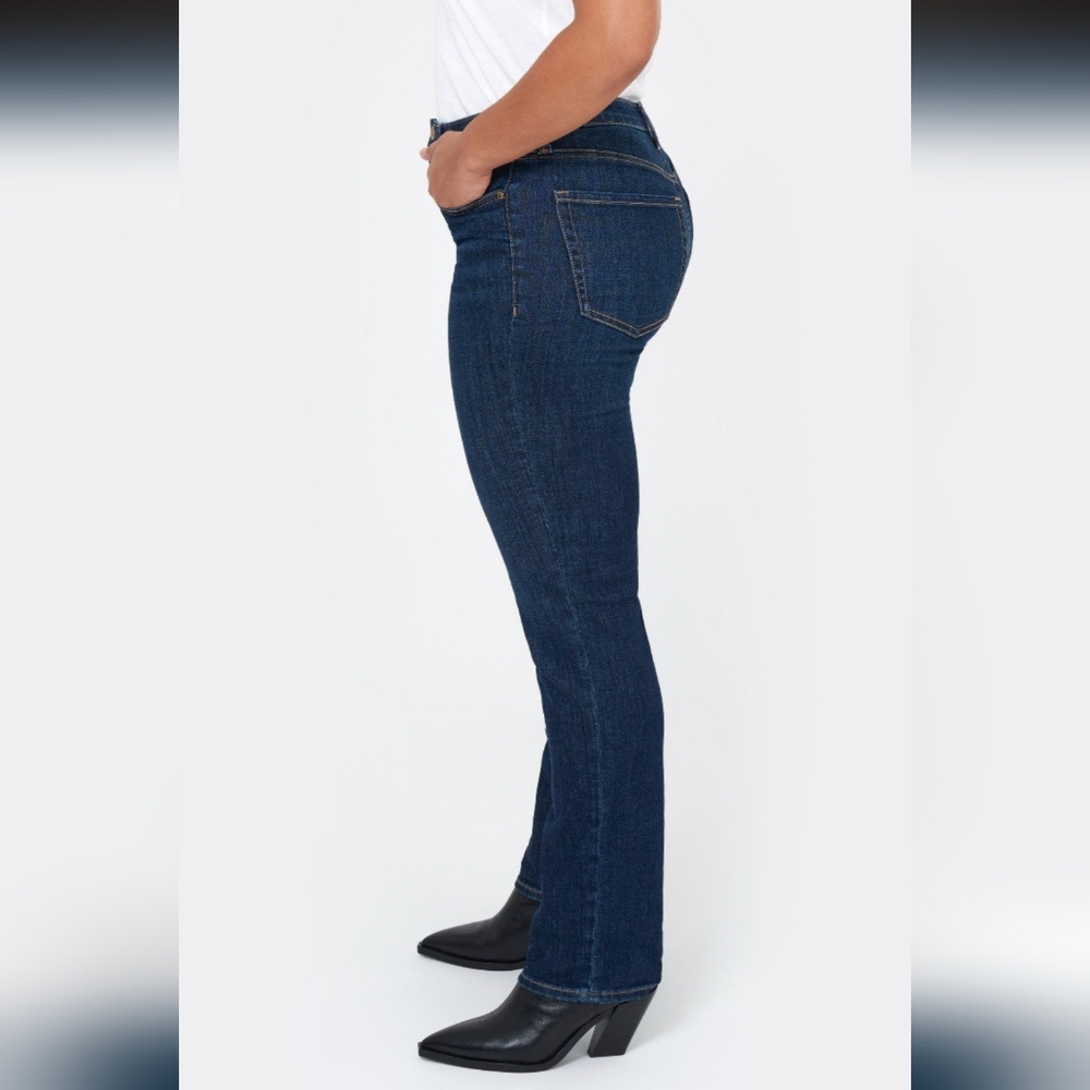 Seven7 High Rise Vintage Straight Jeans- 12 - Picture 3 of 6